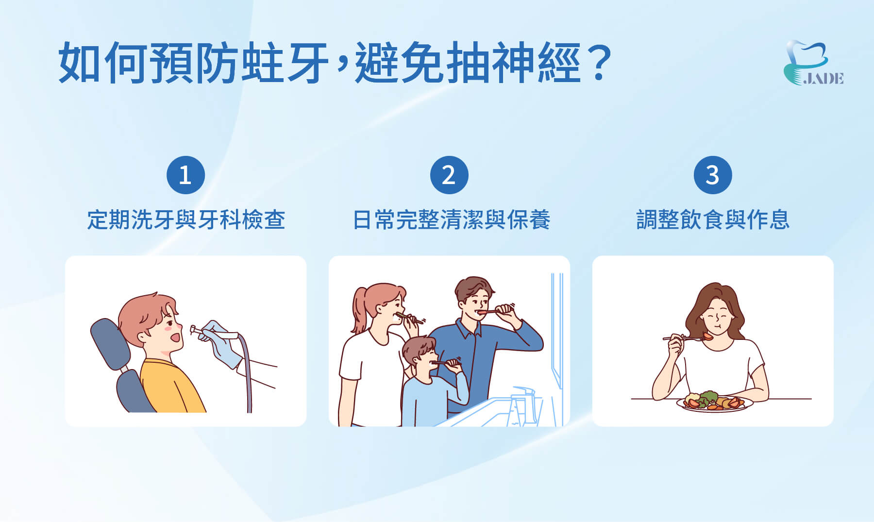 如何預防蛀牙，避免抽神經？定期洗牙、清潔和調整飲食作息